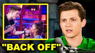 quotBack Offquot Tom Holland Reacts To Matt Rifes Attempt At Zendaya [upl. by Nniuq]