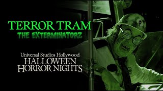 Terror TramThe Exterminatorz  Universal Studios Hollywood [upl. by Holcman486]