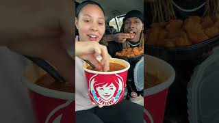 Wendy’s Family Size Chili Ft 50 Spicy Nuggets [upl. by Mehs]