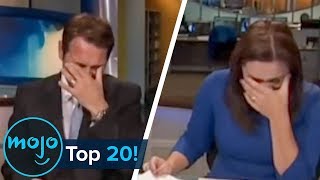 Top 20 Hilarious News Reporting Fails [upl. by Iain738]