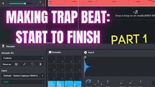 Bandlab Tutorial Making A Trap Beat part 1 [upl. by Jerry]