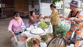 Bữa Ăn Sáng Miền Quê với món Bún Riêu Ốc Giò Heo vô cùng hấp dẫn ai cũng thích  HQ 1311 [upl. by Yasdnyl837]