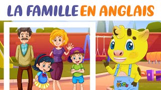 COURS DANGLAIS POUR ENFANTS  LES MEMBRES DE LA FAMILLE EN ANGLAIS AVEC LAMI MUMU [upl. by Eirok]