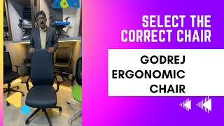 Godrej executive Chair  ergonomic chair  Office chair  Back pain  Neck Pain  shoulder Pain [upl. by Kimball]