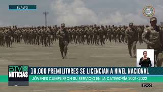 18000 premilitares se licenciaron este martes a nivel nacional [upl. by Britte]