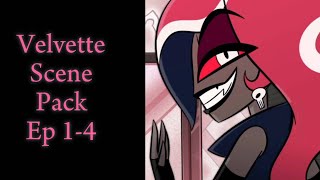 Spoilers Velvette Scenepack Hazbin Hotel Episode 1  4 [upl. by Tnerb]