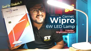 Study Lamp for Students  Wipro Garnet 6W LED Table Lamp with 3 modes amp Brightness control [upl. by Eniledam]