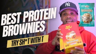 THE BEST PROTEIN BROWNIES EVER  ALPHA PRIME BITES REVIEW [upl. by Shaylynn]