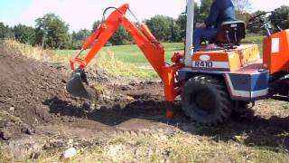 Kubota R410 LoaderBackhoe [upl. by Kokoruda712]