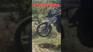 How to take uturn on a motorcycle 🚴shorts short shortfeed trendingshorts viralshorts [upl. by Lang]