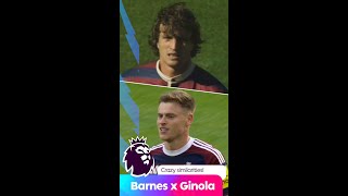 Same kit same goal Harvey Barnes recreates David Ginolas goal 29 years later [upl. by Garvey]