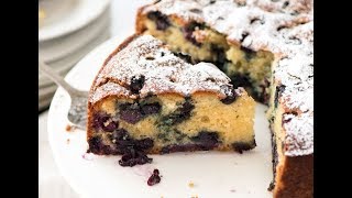 Blueberry Lemon Yoghurt Cake [upl. by Aicilaanna]