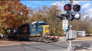 CSAO WPCA51 Southbound Through Cedarbrook Road With CSXT 6240 amp NS 5302 On 10292024 [upl. by Ennaisoj146]