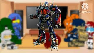 Pacific Rim 1 Jaegers and 2 Jaegers react to Bayverse Optimus Prime [upl. by Ecnahs]