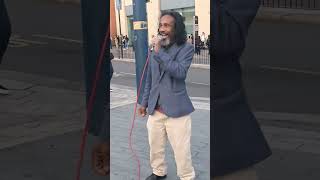 Cariok on the street Bgham England  Bob Marley play back [upl. by Idnaj]