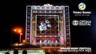 Mitsubishi Mirage Projection Mapping MOA Philippines [upl. by Bridget]