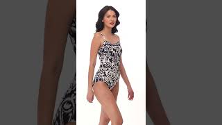 Miraclesuit Womens Talavera Kara One Piece Swimsuit  SwimOutletcom [upl. by Ruphina]