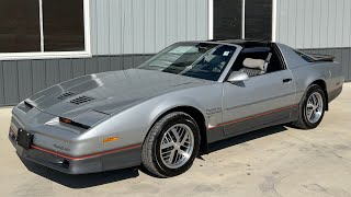 1985 Pontiac Trans Am with 16K Miles SOLD at Coyote Classics [upl. by Ddot]