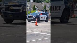 Havertown police dept Chevy Tahoe inside a construction site [upl. by Esilram589]