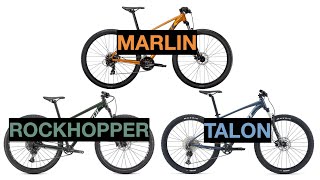 2021 Trek Marlin VS Specialized Rockhopper VS Giant Talon Comparison [upl. by Dee]