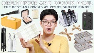 ANG MURA ORGANIZER AND DECOR AS LOW AS 49 PESOS AFFORDABLE amp USEFUL HOME FINDS FROM SHOPEE [upl. by Prosperus846]