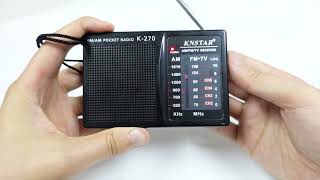 KNSTAR Portable Radio K270 [upl. by Nofets]