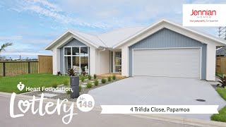 Heart Foundation Lottery 148  Win a brandnew home in Papamoa New Zealand [upl. by Baptlsta]