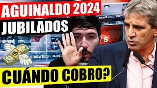 💲AGUINALDO PARA JUBILADOS❗ ¿CÓMO Y CUÁNDO LO COBRAN AUMENTOS DE ABRIL MAYO Y JUNIO 2024 ANSES [upl. by Dier]