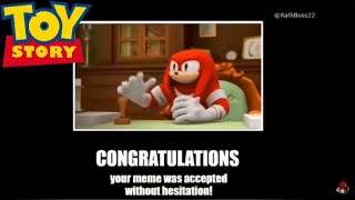 Knuckles ApprovesDenies Every Pixar Movie [upl. by Lachance]