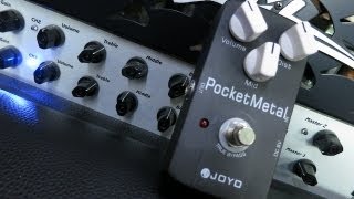 Joyo Pocket Metal  Pedal Demo [upl. by Tarabar892]