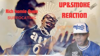 UpampSmoke reaction to Rich Homie Quan Suffocating reaction rap richhomiequan rip [upl. by Mccready615]