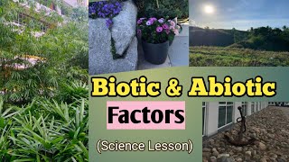 Biotic and Abiotic Factors  in Tagalog  Components of Ecosystem [upl. by Anole395]