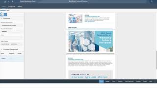 Creating Email Content in Content Studio in SAP Marketing Cloud [upl. by Romaine]