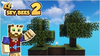 A Fresh START in Minecraft Sky Bees 2  SKYBLOCK [upl. by Nylatsyrc496]