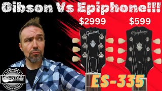 Gibson ES335 Vs Epiphone ES335 Is the Gibson worth the extra [upl. by Yasdnil]