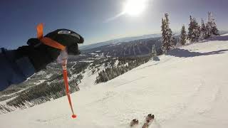 Blue Line amp Sacred Line  Sun Peaks  Skiing [upl. by Narda]