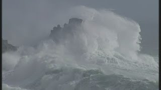 Storms wreck sea defences and livelihoods in Cornwall [upl. by Aniar72]