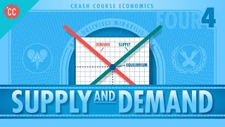 Supply and Demand Crash Course Economics 4 [upl. by Anoirb86]