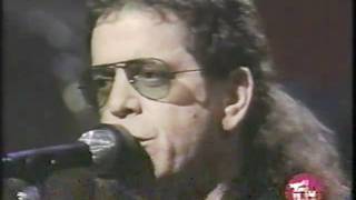 Lou Reed  quotBusload Of Faithquot on Letterman [upl. by Naxor591]