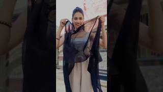 Dupatta Draping as jacket l its work ✅shortsfashiondupattadiyfashionhacksyoutubeshorts [upl. by Jehiel989]