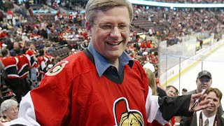 Stephen Harper was the biggest NHL hockey fan [upl. by Diva]