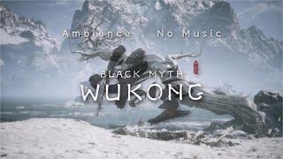 Ambience  No Music Wukong  Meditation  Nature  Tundra Snow Field  6 Hours [upl. by Annaej835]