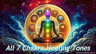 All 7 Chakras Healing Music Full Body Aura Cleansing Balancing and Healing Chakras  528 Hz [upl. by Ybroc604]