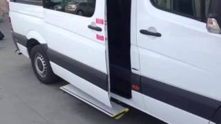 Bottan Srl  Mercedes Sprinter installazione Sollevatore Gradino Porta Elettrica per Disabili [upl. by Gore451]