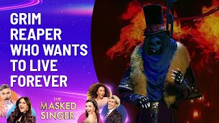 Grim Reaper Who Wants To Live Forever Performance  S5  The Masked Singer Australia  Channel 10 [upl. by Ttevi648]