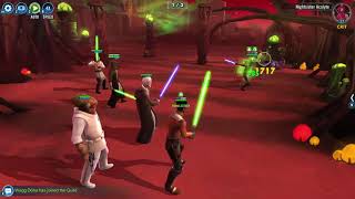 STAR WARS GALAXY HEROES LIGHT SIDE BATTLE [upl. by Neille673]