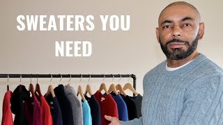 The 7 Types Of Sweaters Every Man NeedsMy Sweater Collection [upl. by Androw]