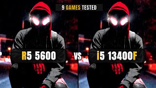 AMD Ryzen 5 5600 vs Intel i5 13400f  9 Games Tested  ft 4070 Ti Super [upl. by Varhol]