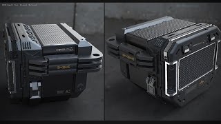 ASN HARD SURFACE ZBRUSH timelapse video [upl. by Smukler]