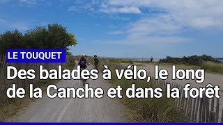 Des balades à vélo au Touquet entre mer et forêt [upl. by Olemrac582]